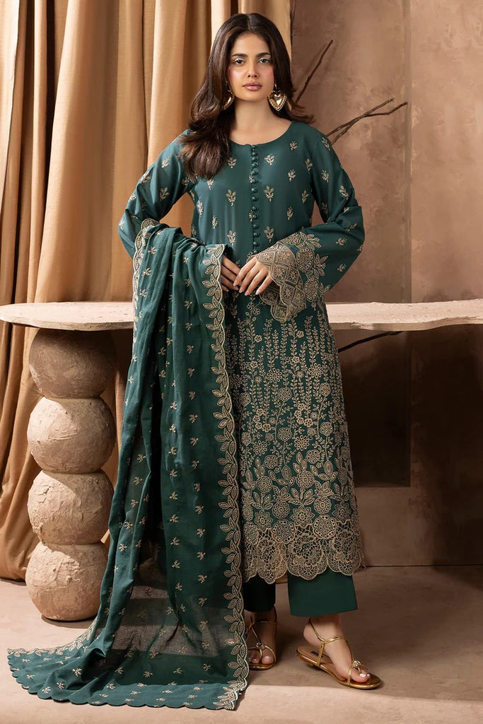 5683-AURIGA EMBROIDERED KHADDAR UNSTITCHED